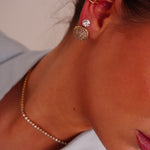 Stainless steel, verkleurt niet, hypoallergeen, goud, zilver