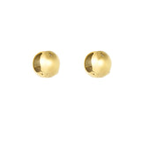 VIVIEN gouden stainless steel oorbellen met pavézetting van zirkonia steentjes
